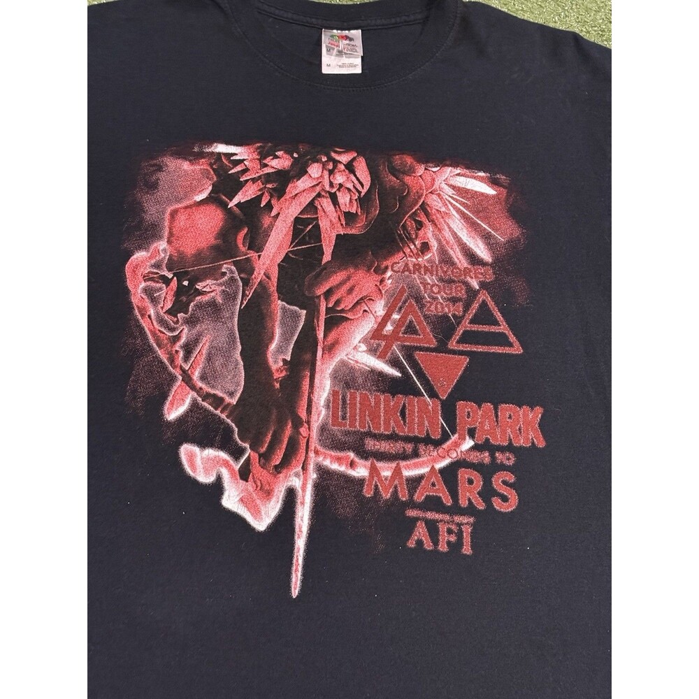 Linkin Park Thirty Seconds To Mars Carnivores Tour 2014 Sz Med Short Sleeve